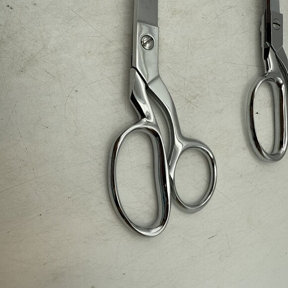 Gingher Scissors Dressmaker's Shear Chrome Right Handed 7 And 8 1/2 Inch - Picture 3 of 14